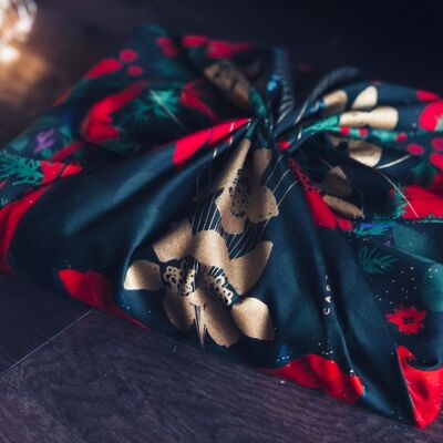 Set of 3pcs in Luxury Satin 'Frenchy Family' (1L, 1M, 1XS)