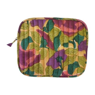 Copri tablet in cotone con stampa “Ilda”.