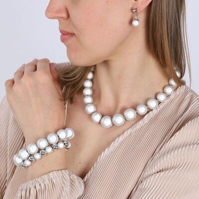 Bracelet - Perles Magiques Jade 14mm
