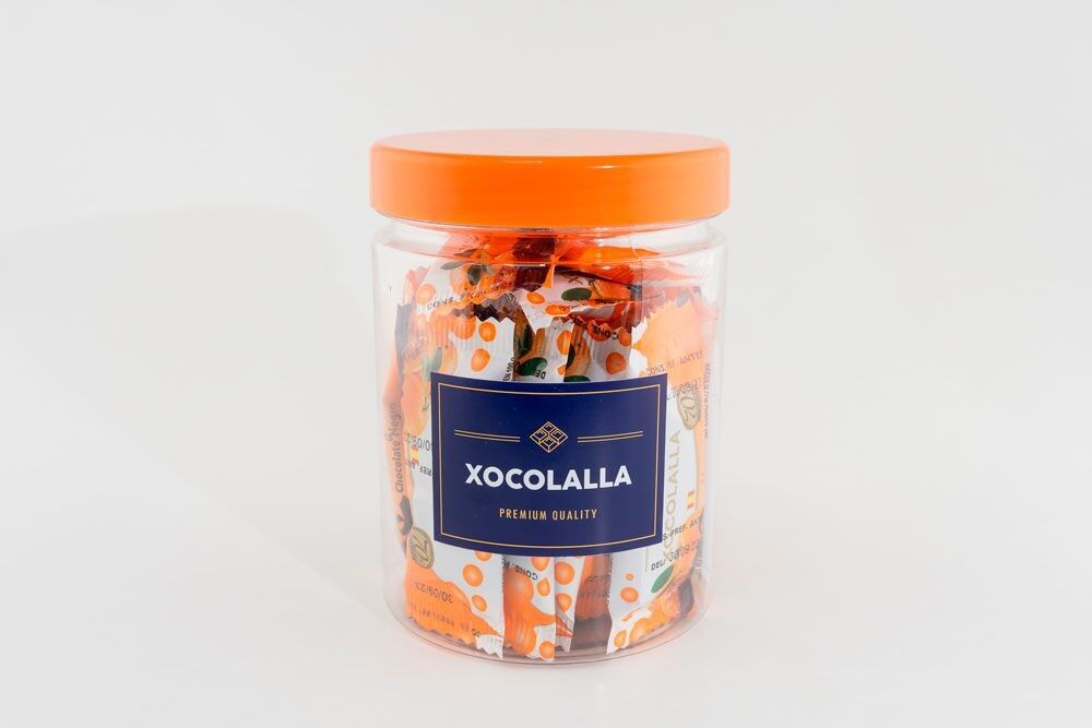 Arancia candita con cioccolato Xocofruit - Arancia Vasetto 250g.