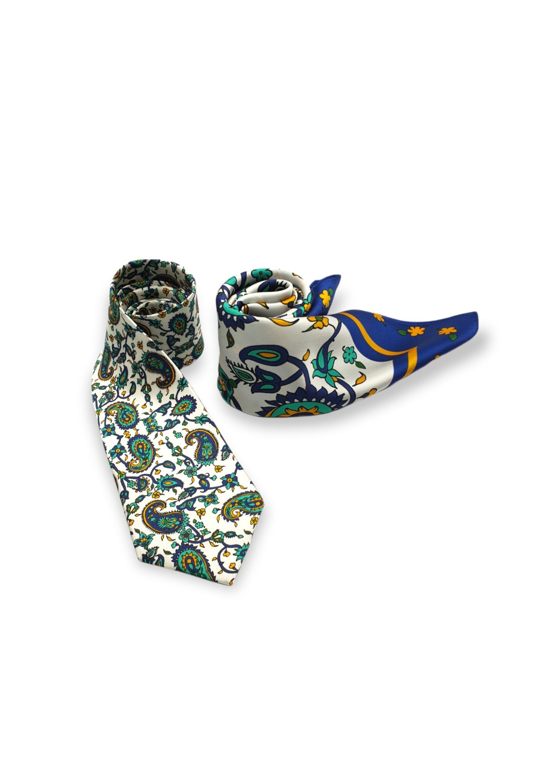 Conjunto cravatta e fazzoletto en seta - TORANJ