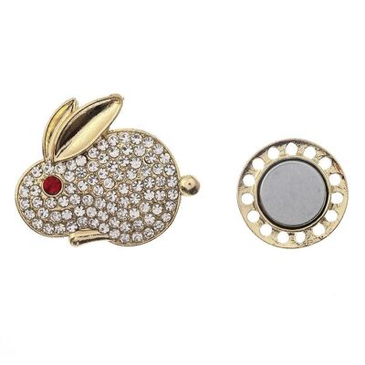 brooch - rabbit