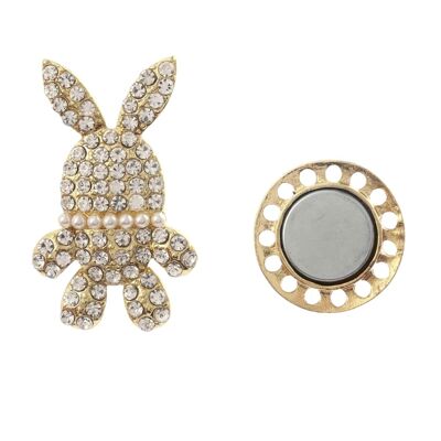 brooch - rabbit
