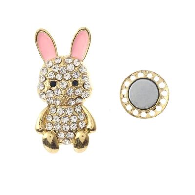 brooch - rabbit