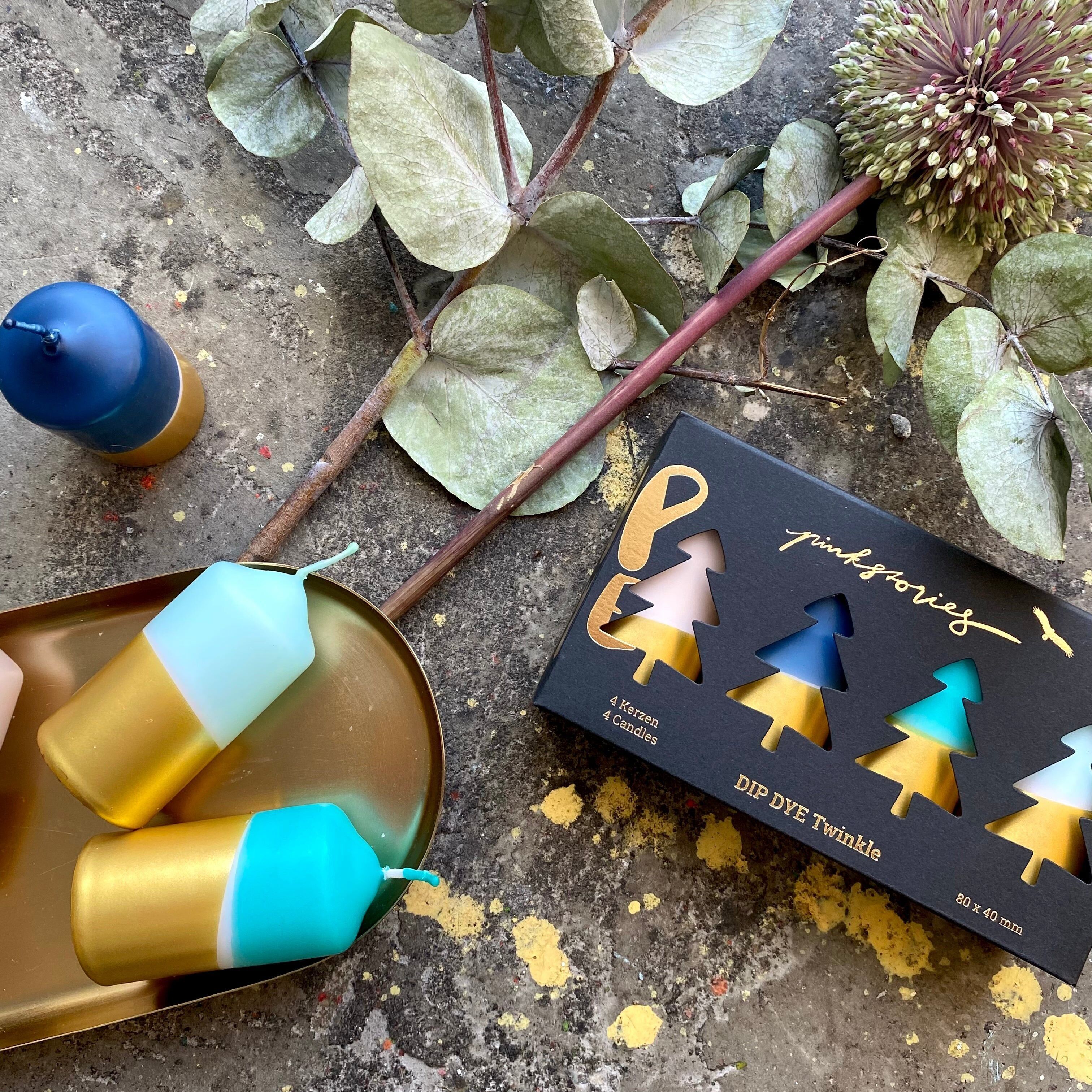 Dip Dye Twinkle * Cold Diamonds (bougies de Noël)