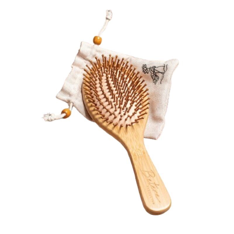 spazzola per capelli in bambù