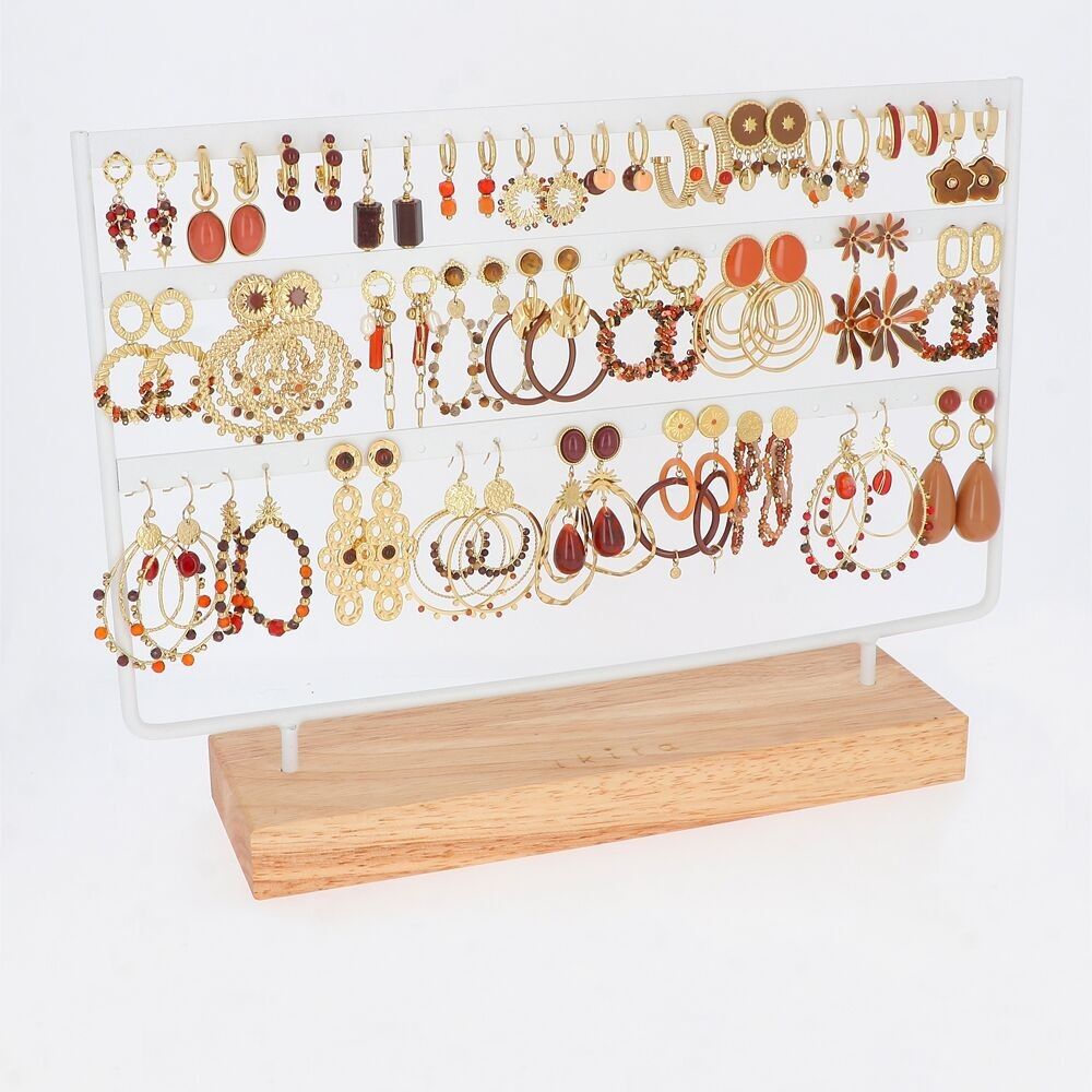 Kit da 60 paia di B.O in esposizione su 3 file - DOré Brown