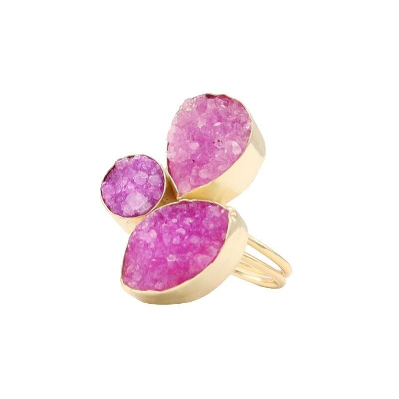 Anello Greas Drusa Fucsia