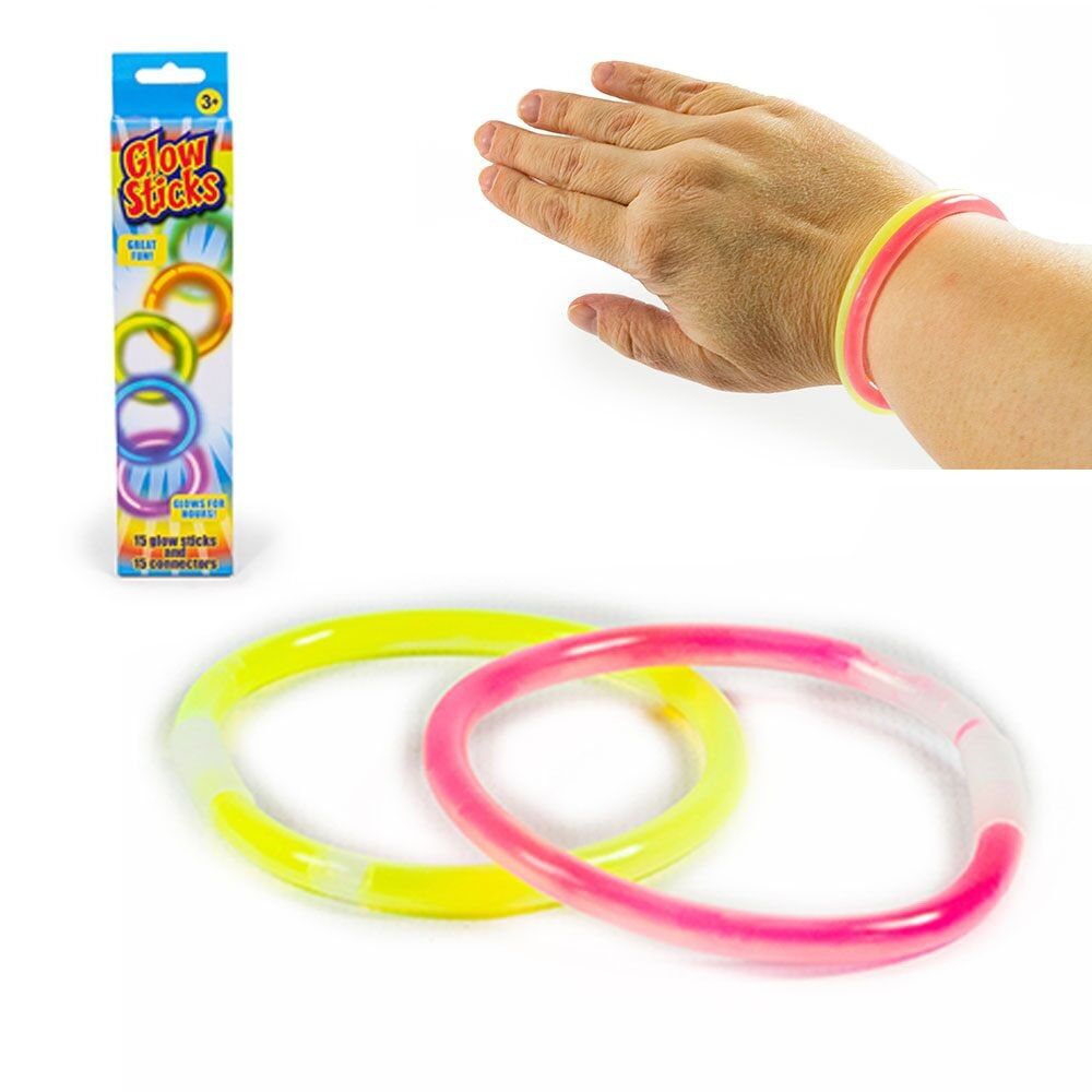 Glow Sticks (15-pack), slim-style glow sticks, glow sticks