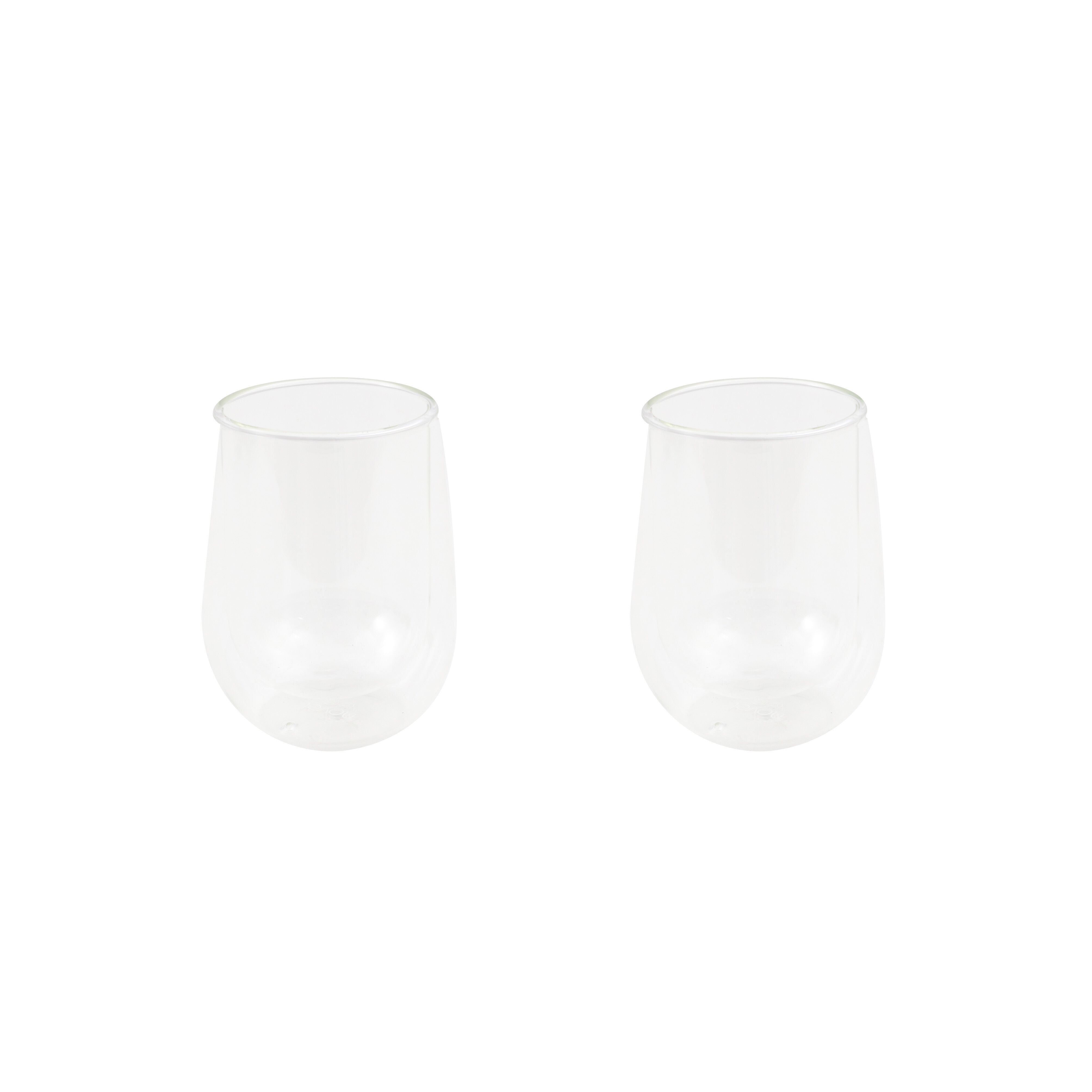 Set di 2 bicchieri a doppia parete da 250 ml