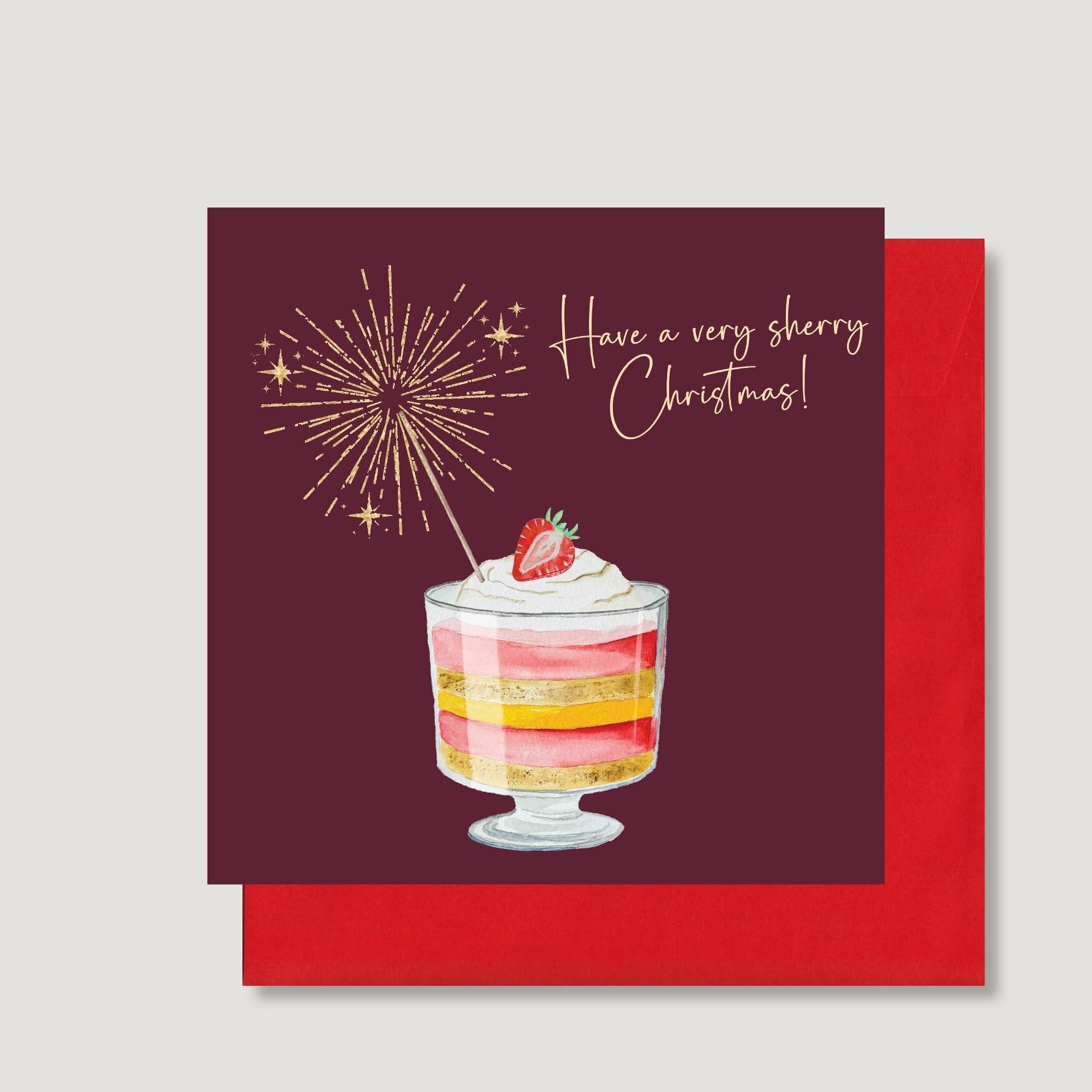 Habe eine sehr Sherry-Weihnachtskarte