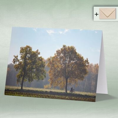 Greeting card, double card 8125