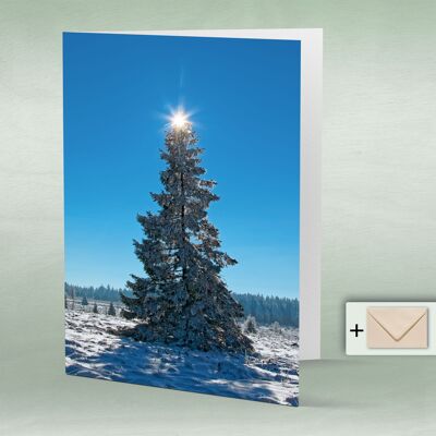 Greeting card, double card 8062