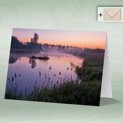 Greeting card, double card 8031