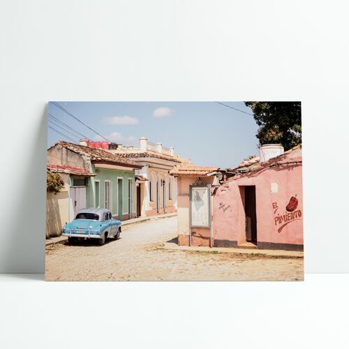 AFFICHE 30x40 CM - CARS OF CUBA N.2