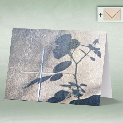 Greeting card, double card 8106