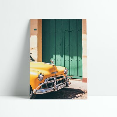 AFFICHE 30x40 CM - CARS OF CUBA N.5