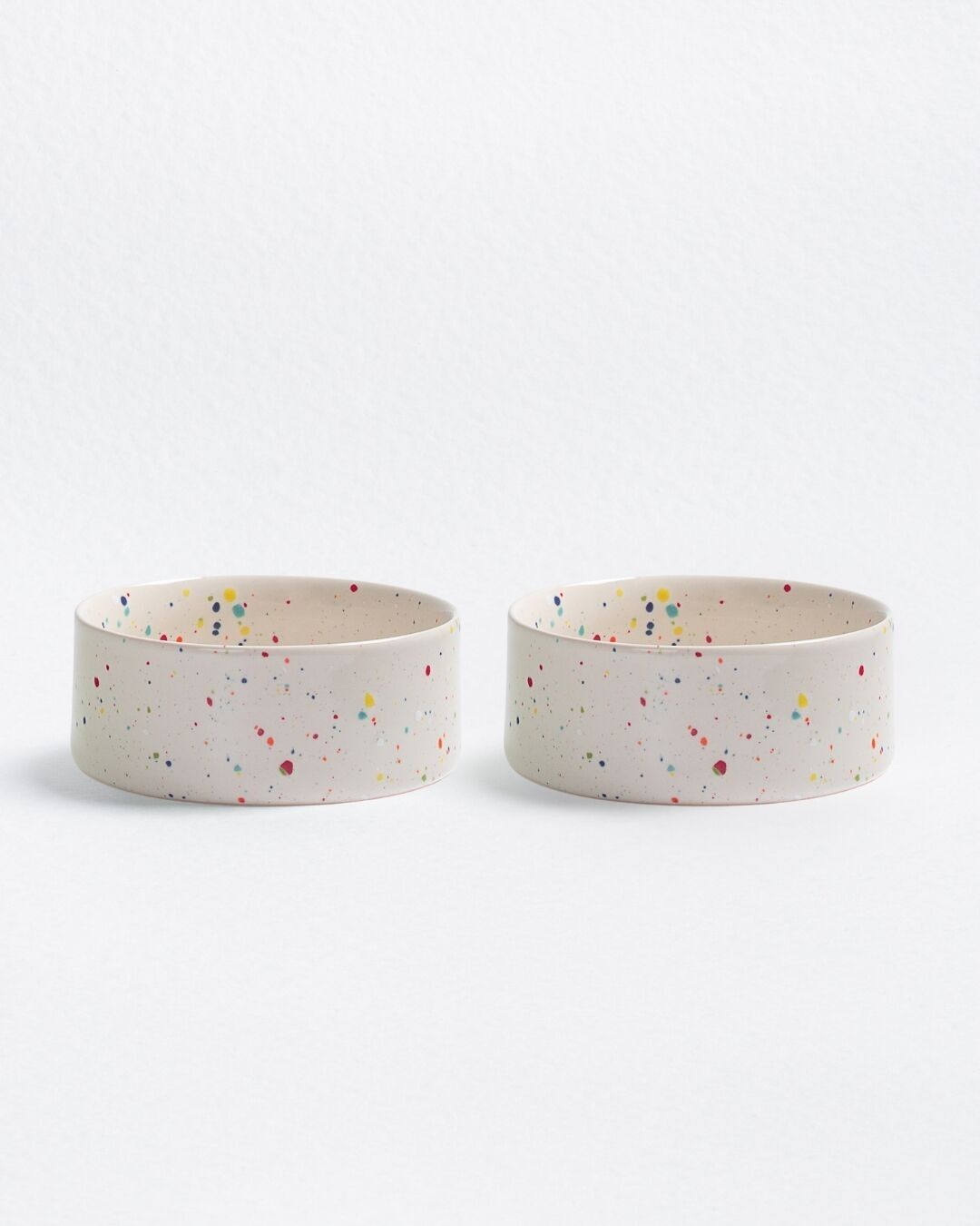 New Party Pet Bowl 16,5cm Set 2 White