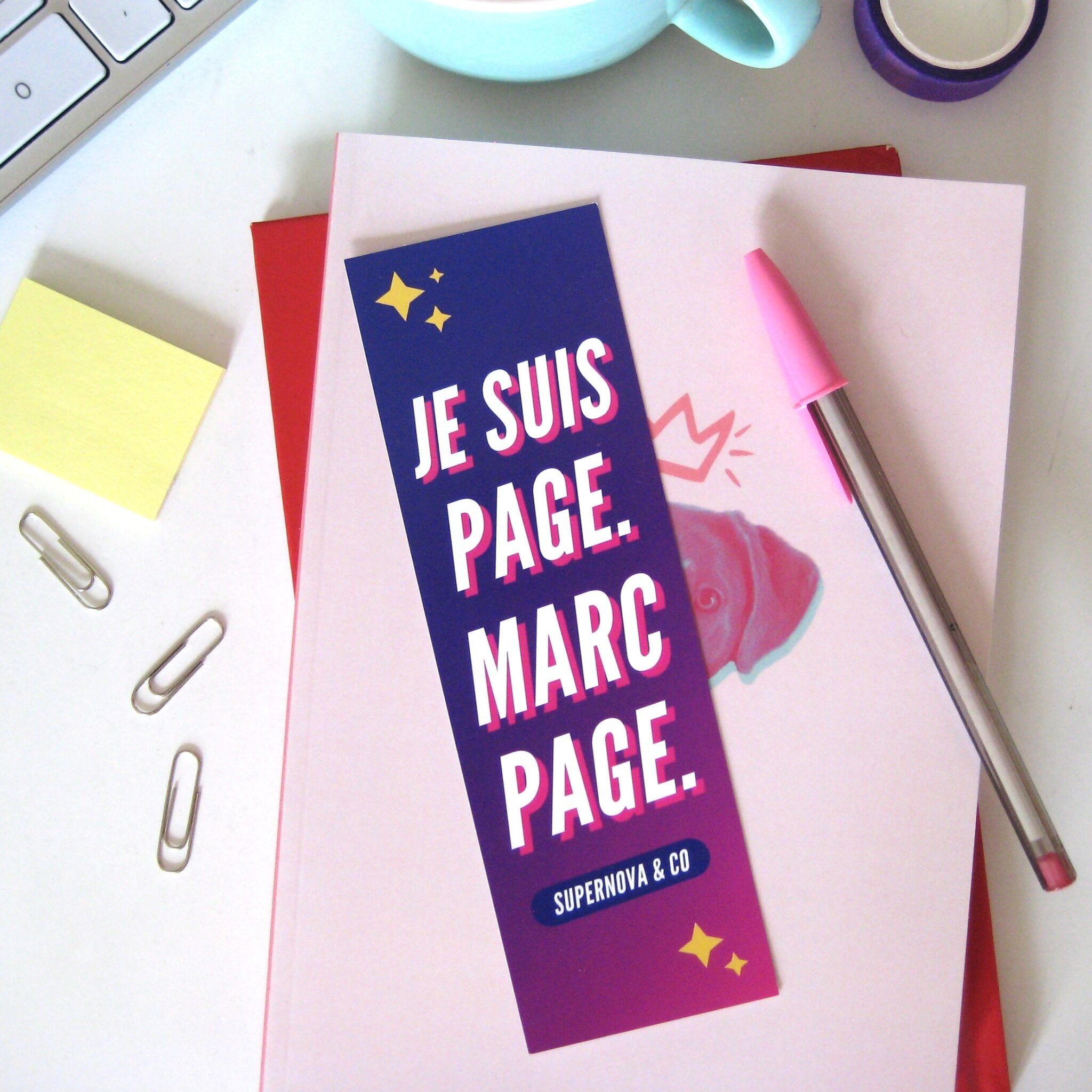 Segnalibro idea regalo umoristico - Marc Page 😎