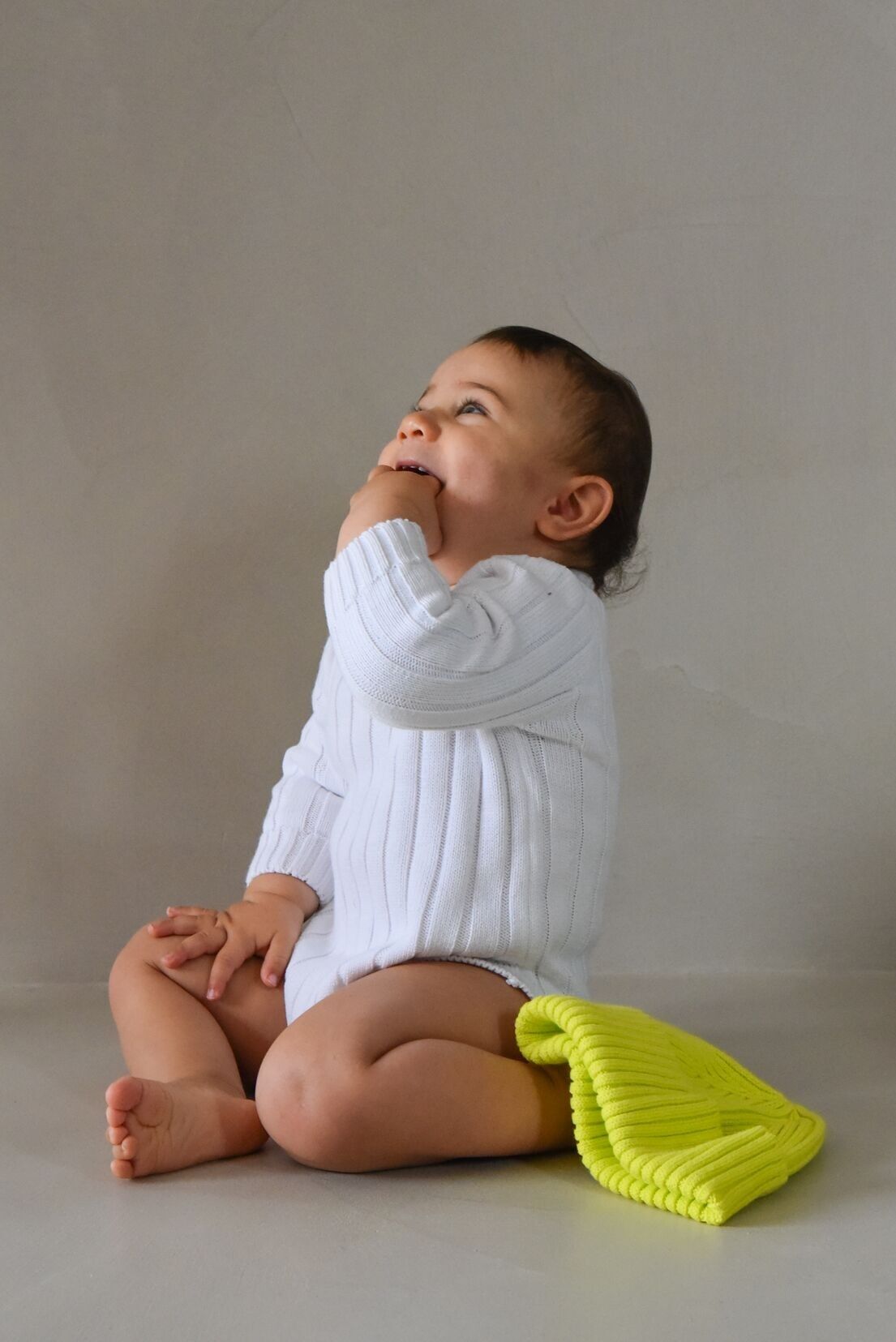 Tuta in maglia a coste