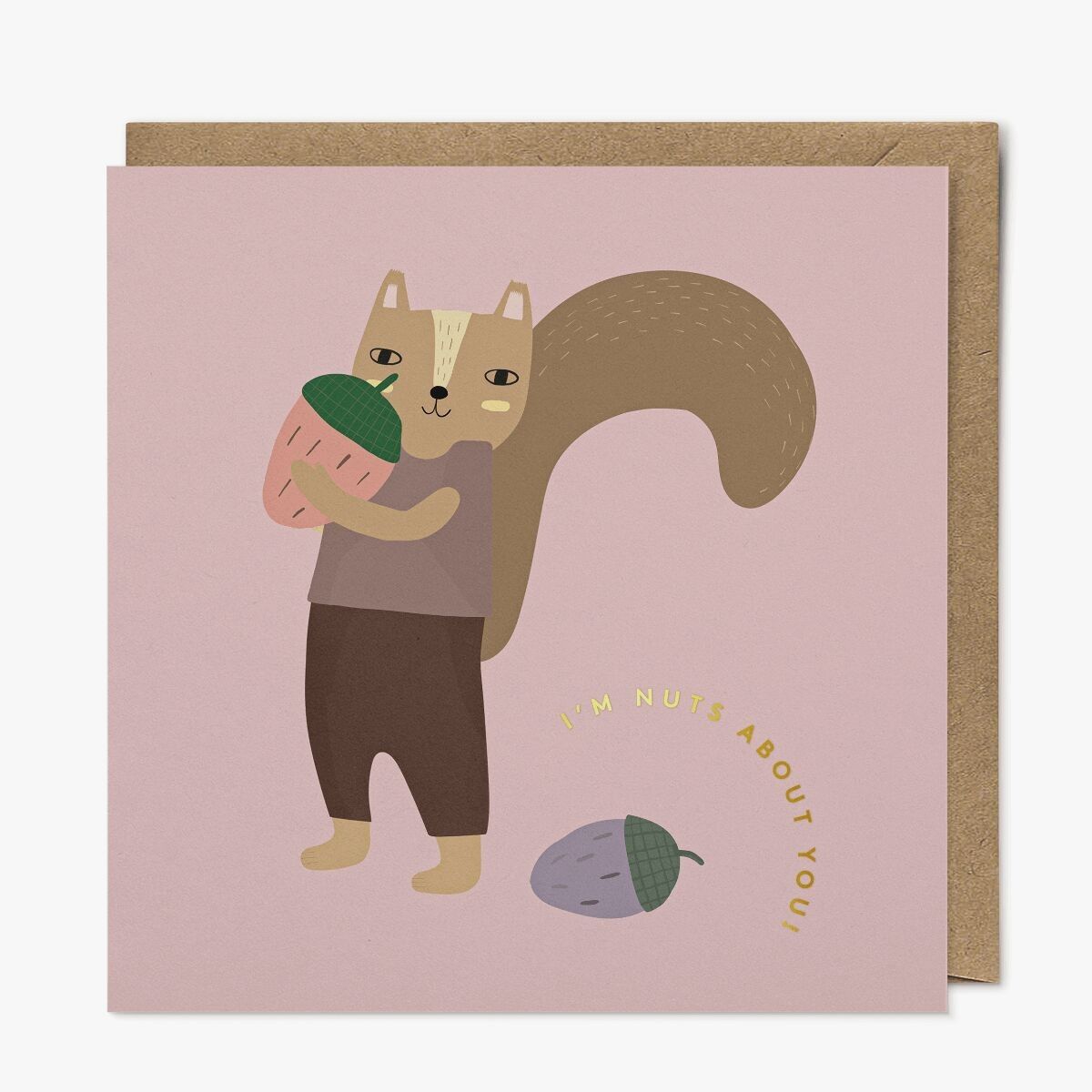 Sono pazzo di te! Biglietto d'auguri