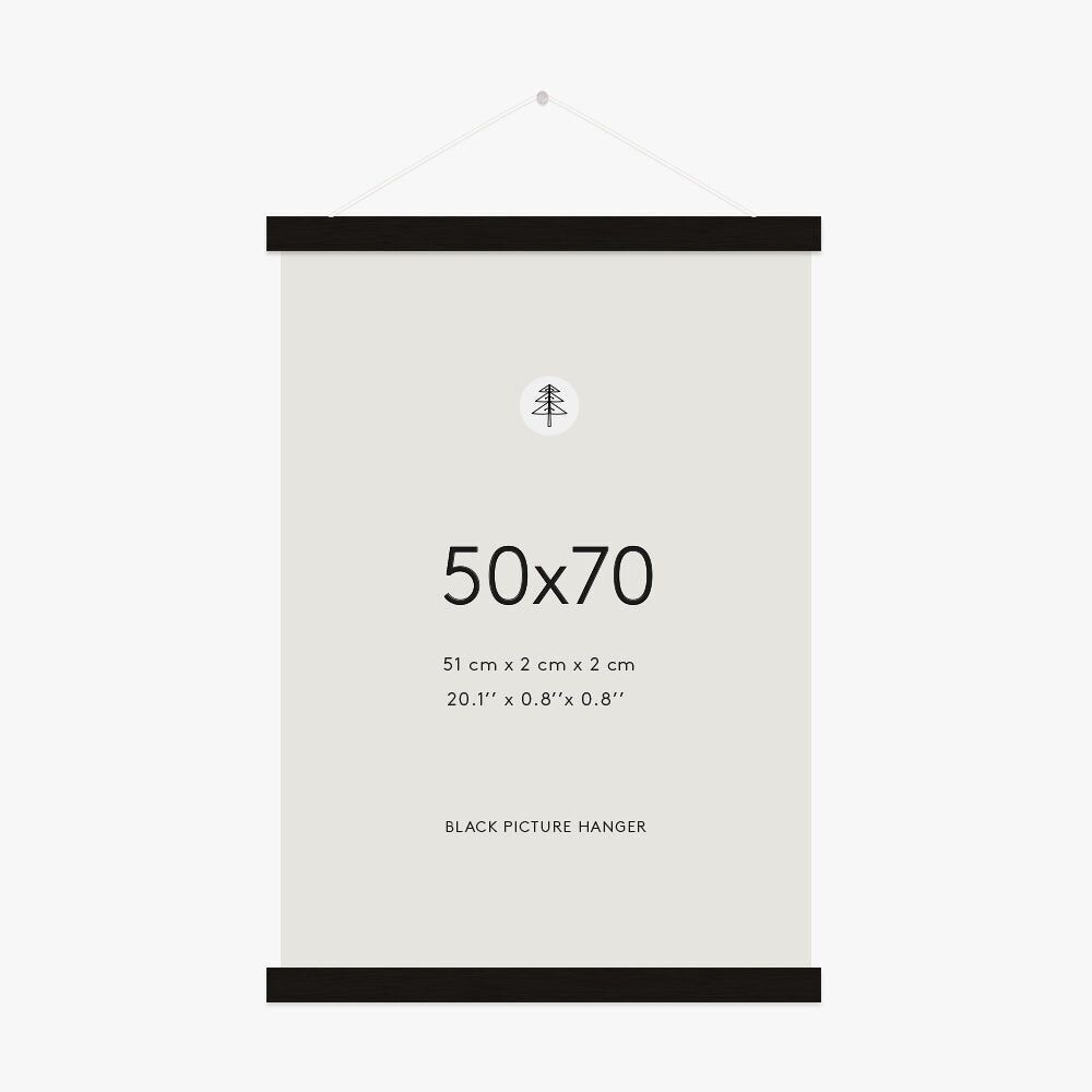 Appendiabiti nero, 50x70