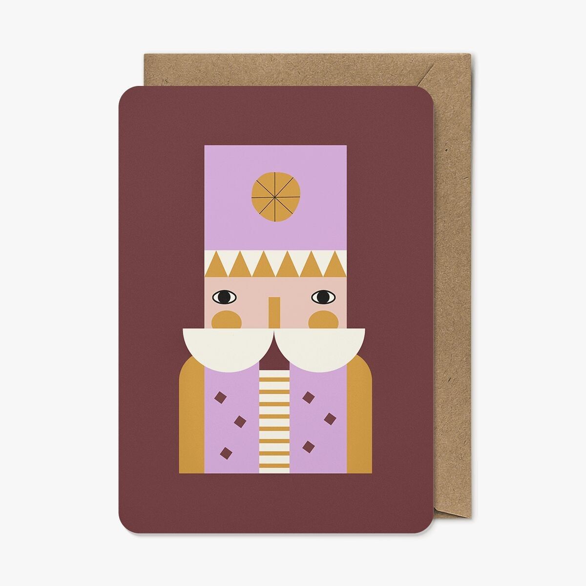 Der Nussknacker Weihnachtspostkarte, Burgund