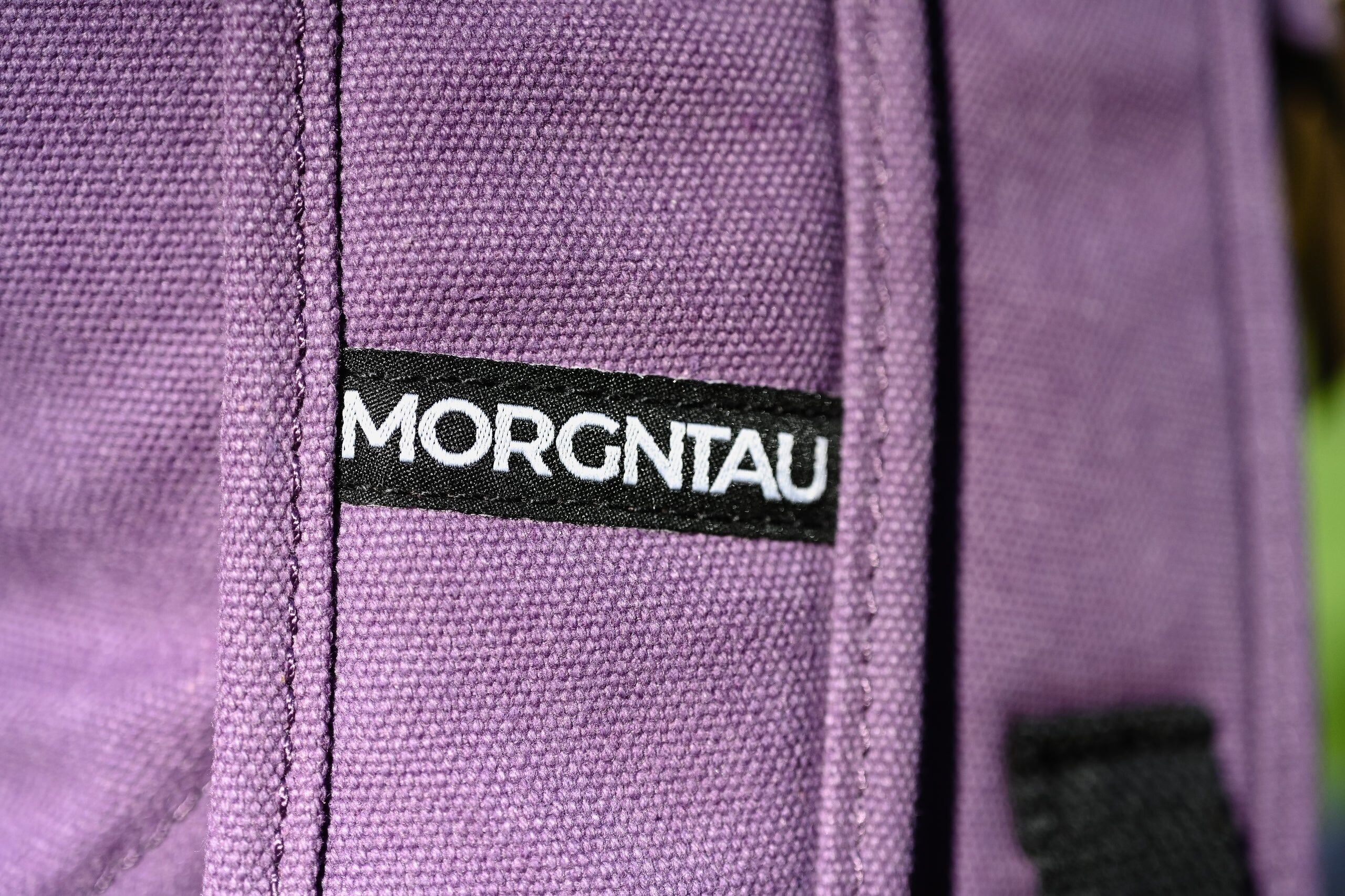 MORGNTAU Canvas-Rucksack "Kolibri" mit Tragegriffen - Dark Purple