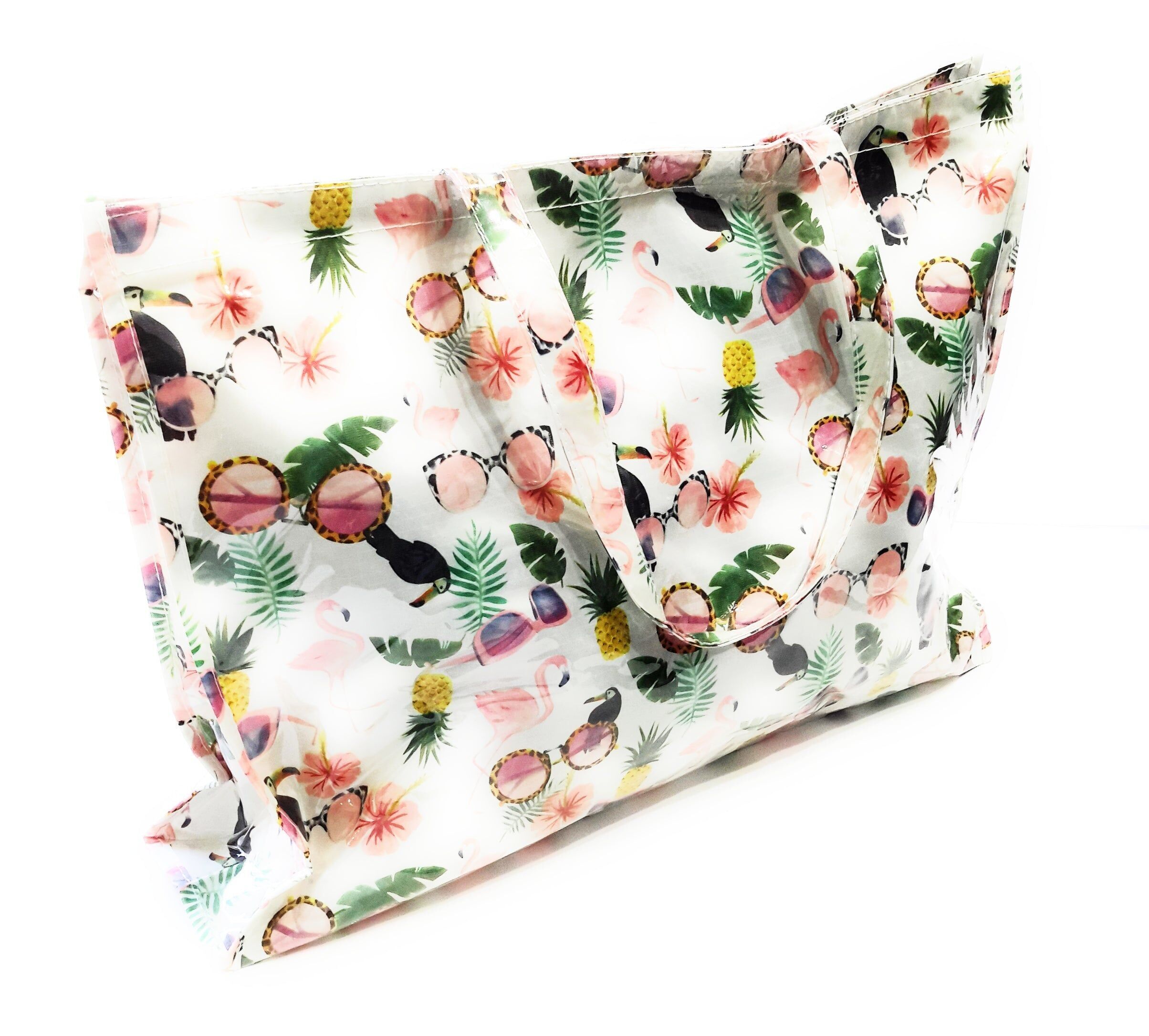 Borsa da spiaggia grande in plastica riciclata · Estate (ultima unità!) 