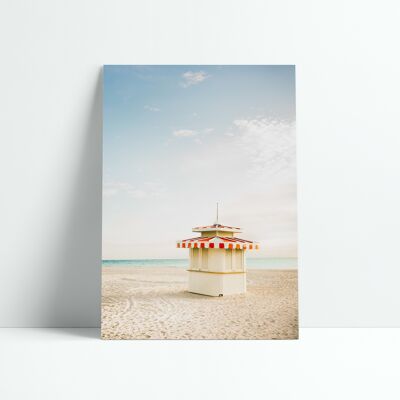 POSTER 30x40 CM - MIAMI BEACH, STAND BOOTH