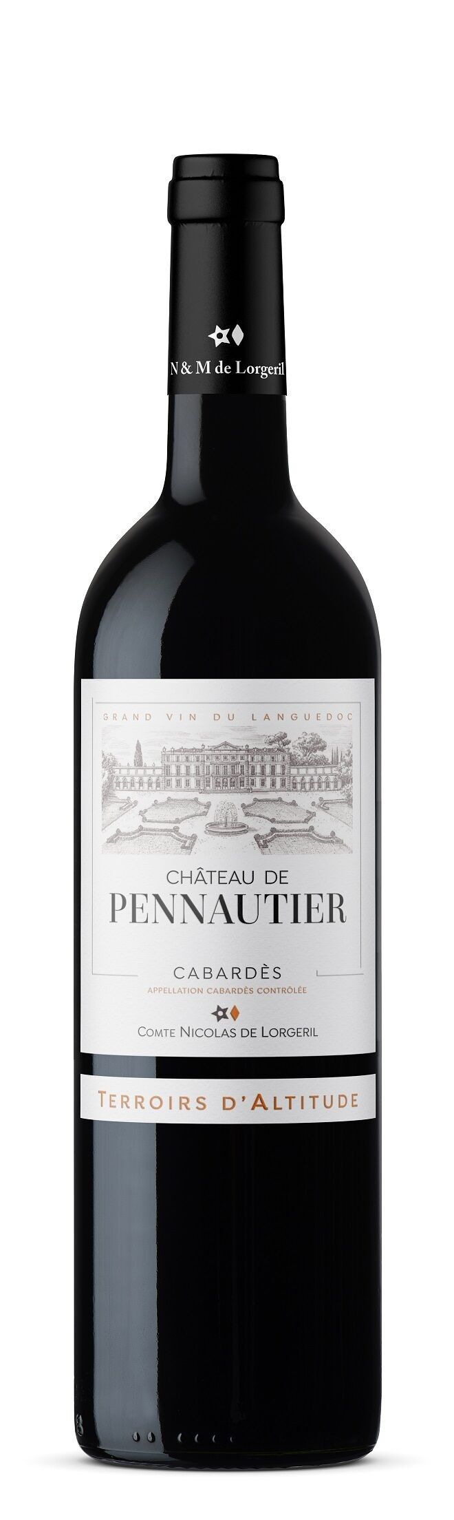 Château de Pennautier - Terroirs d'Altitude 2019 - Vino rosso AOP Cabardès
