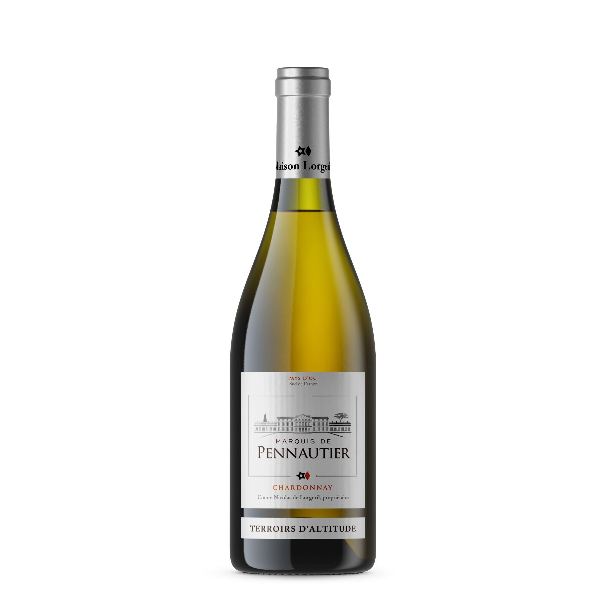 Magnum 1.5 l Marquis de Pennautier Chardonnay 2018 – IGP Pays d'Oc Weißwein