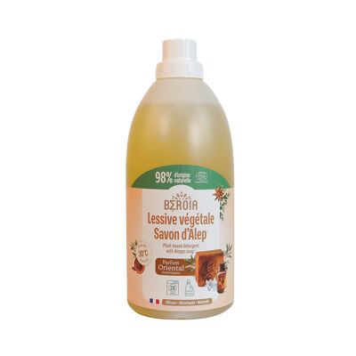 Liquid laundry detergent with Aleppo soap - Amber and Oud
