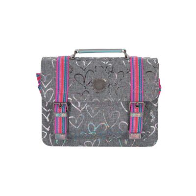 Borsa a tracolla Athens - Grigio Melange