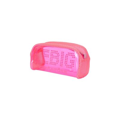 Neceser Houston, pequeño, rosa neón