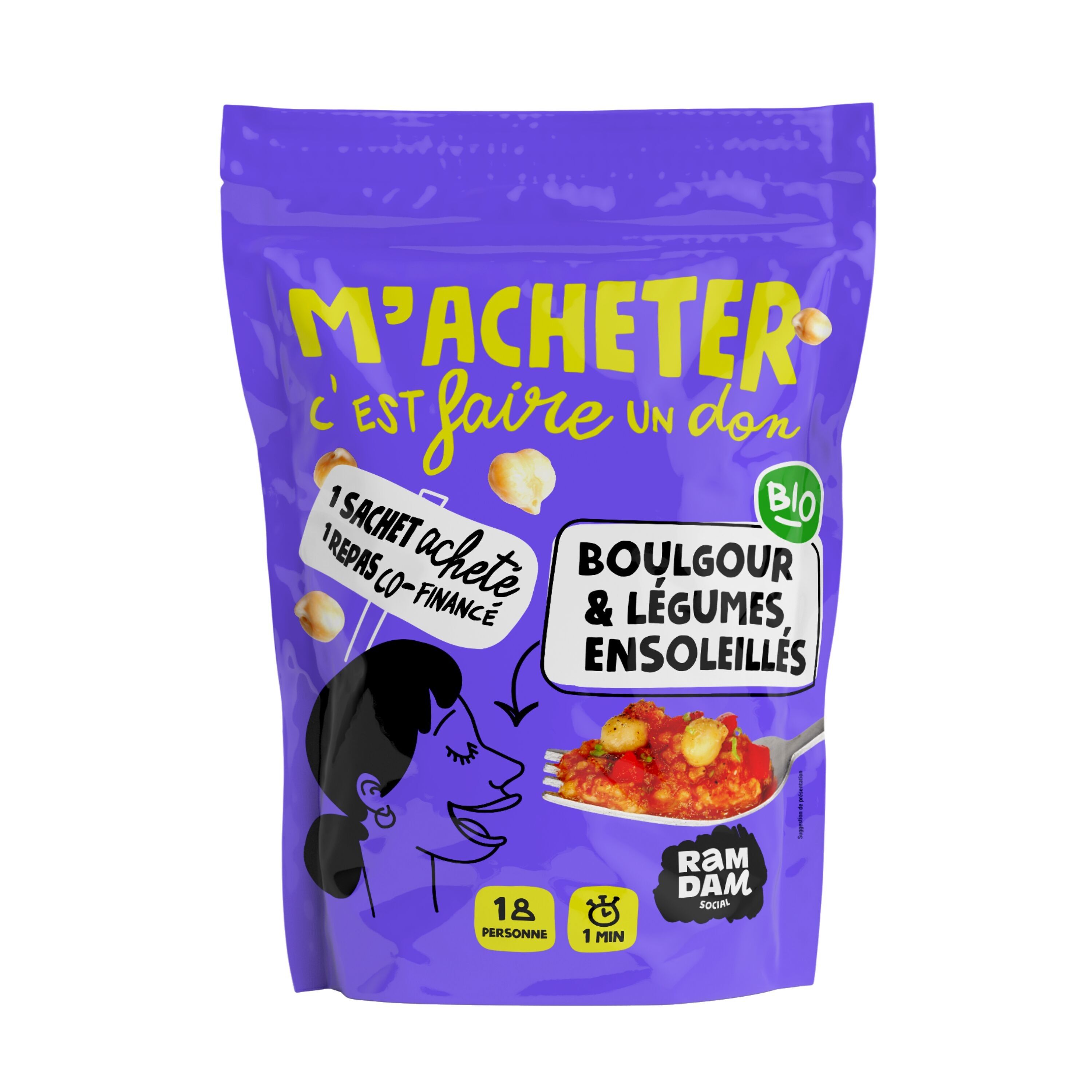 Boulgour et Légumes de Soleil bio 250g