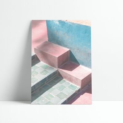 30x40 CM POSTER - PASTEL STAIRCASE