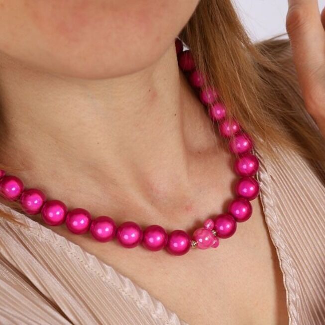 Necklace - Magic Pearls Mouse 10mm