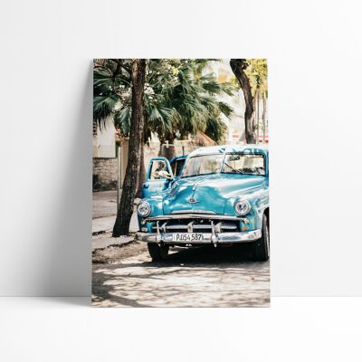 CARTEL 30x40 CM - COCHES DE CUBA N.4