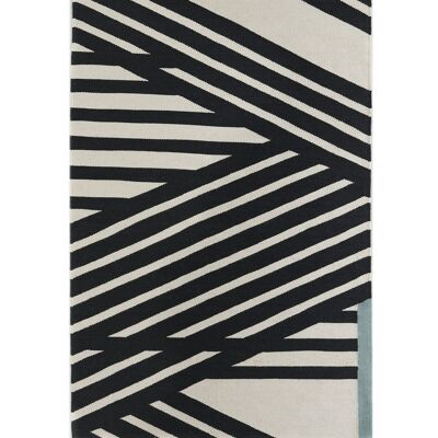 Tappeto decorativo Kilim in lana STRIPE