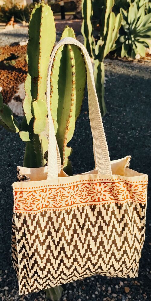 PACK BOLSOS DE ALGODÓN BLOCK PRINT COLECCIÓN VALLDEMOSA