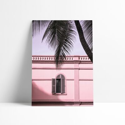 30x40 CM POSTER - THE PINK HOUSE
