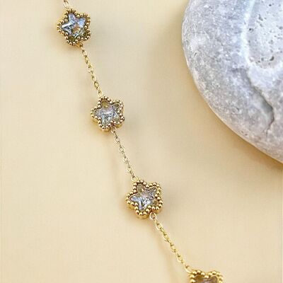 Pulsera de acero inoxidable con estrella