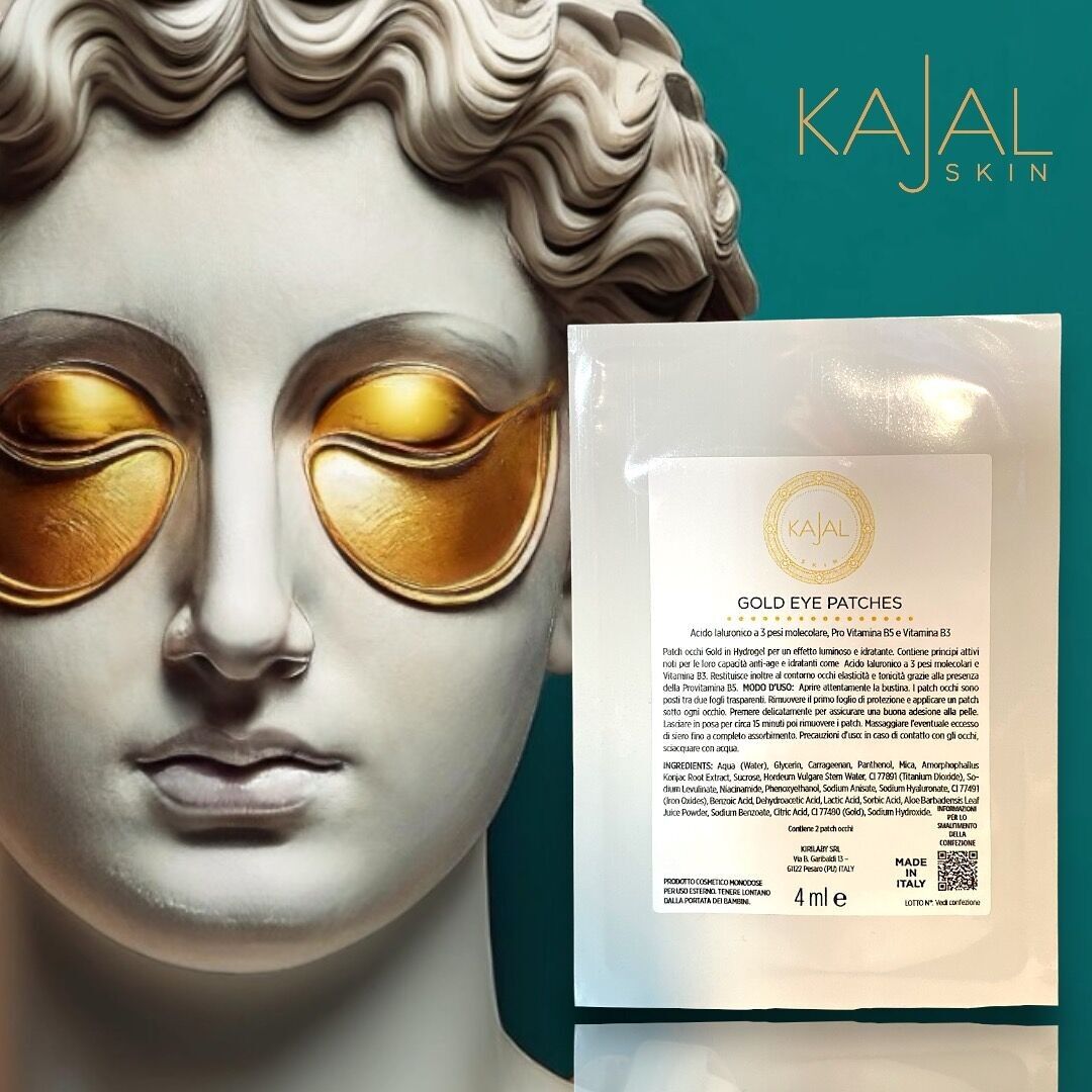KAJAL SKIN Gold Augenklappe in Hydrogel