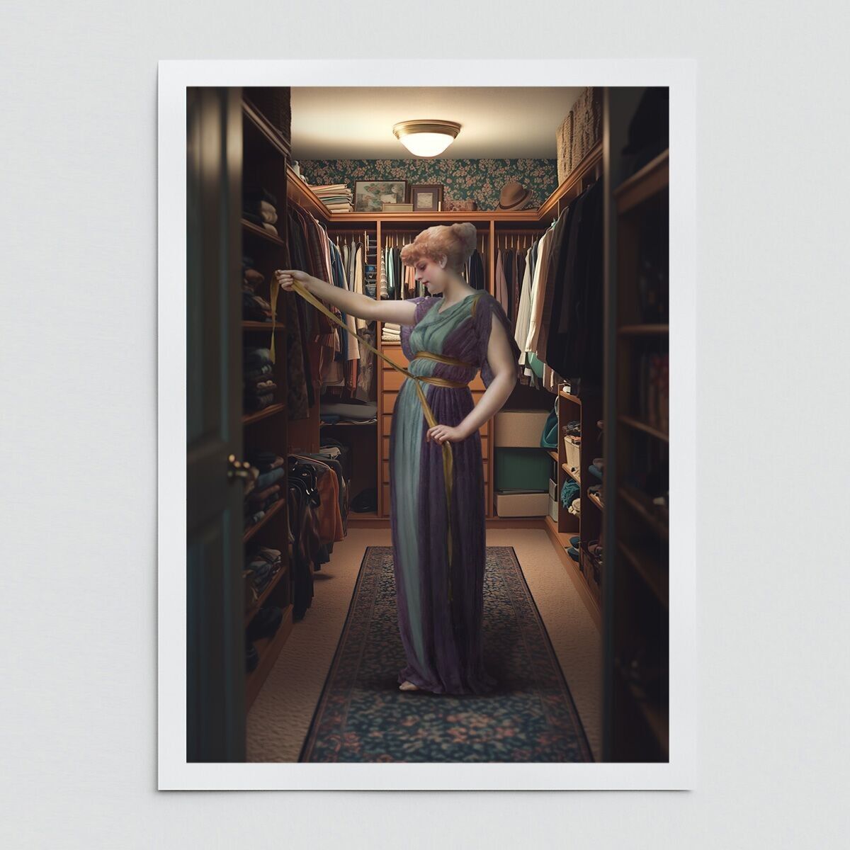 Goddess of closet art print