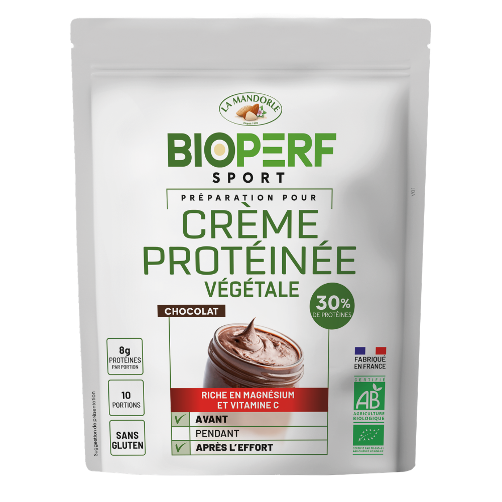 BIOPERF: Chocolate-flavored Protein Vegetable Cream - 250g: 10 portions