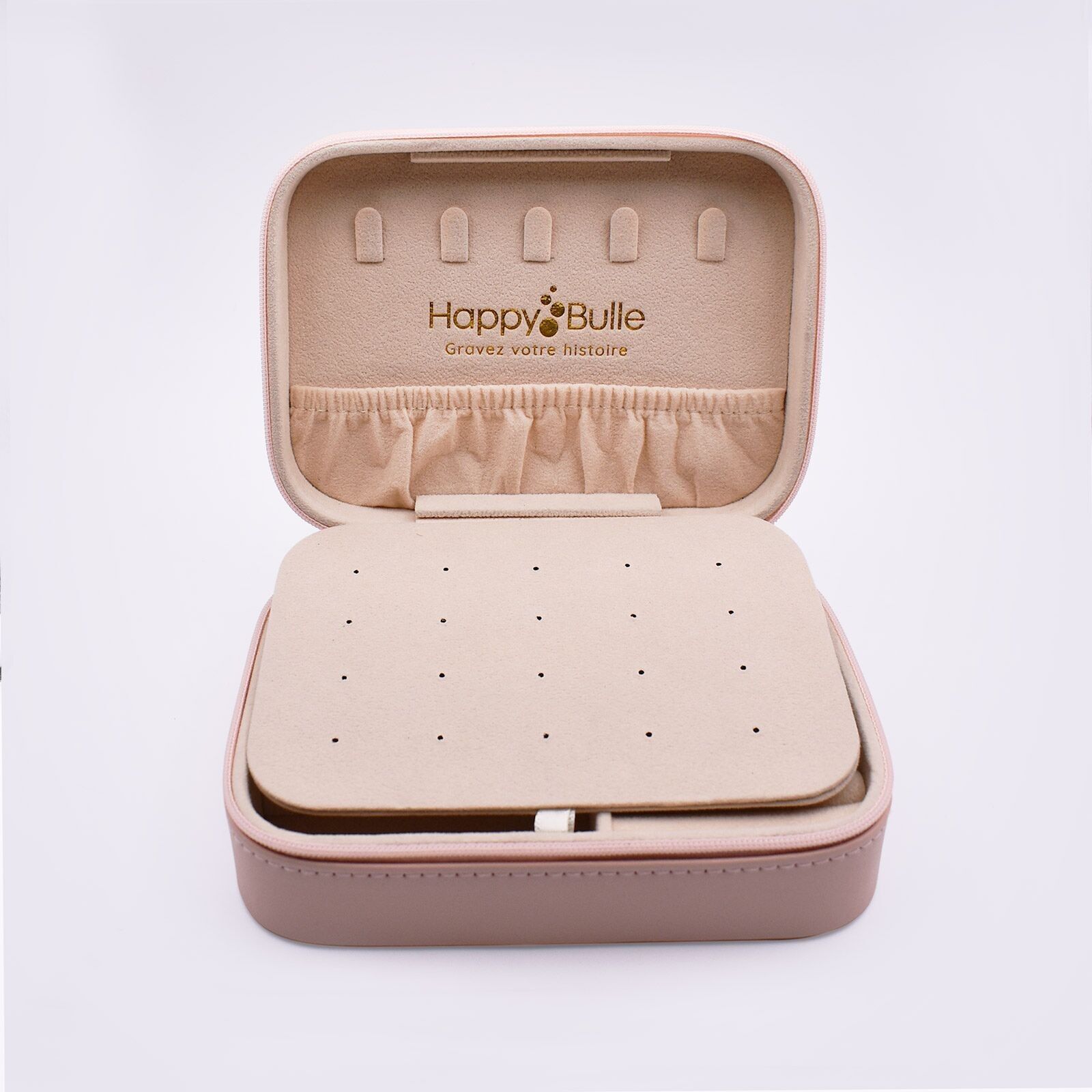 Boîte à bijoux de voyage 15,5x11x5cm