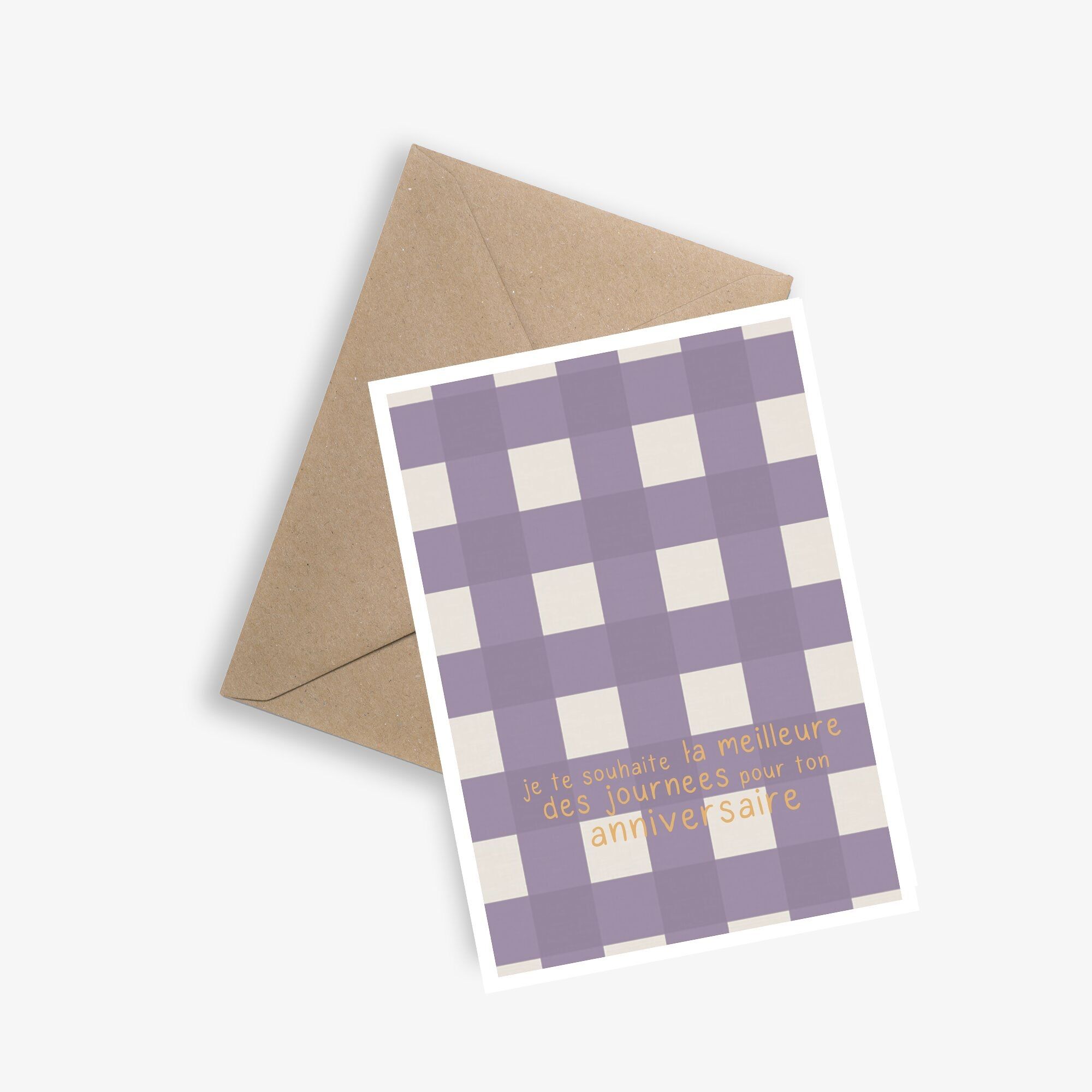 Einfache Geburtstagskarte – BESTER GEBURTSTAG