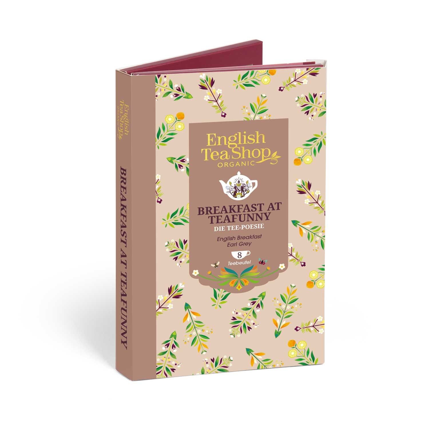 ETS - Poesia del tè "Colazione al Teafunny", 8 bustine di tè, BIOLOGICO