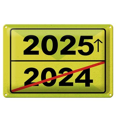 ¿Letrero de hojalata nota 20x30 cm 2024? escudo 2025
